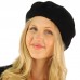 Classic Winter 100% Wool Warm French Art Basque Beret Tam Beanie Hat Cap Black 741459484217 eb-29962126